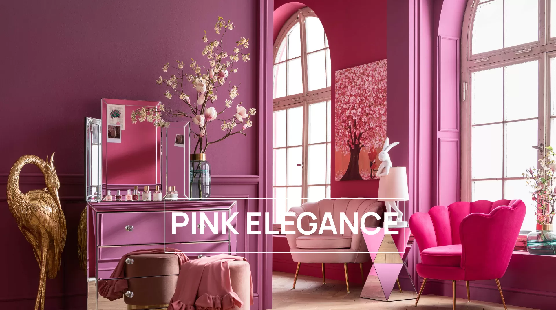 pink elegance decor