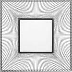 Καθρέφτης Τοίχου Dimension Τετράγωνος Μαύρος 91x91 εκ.