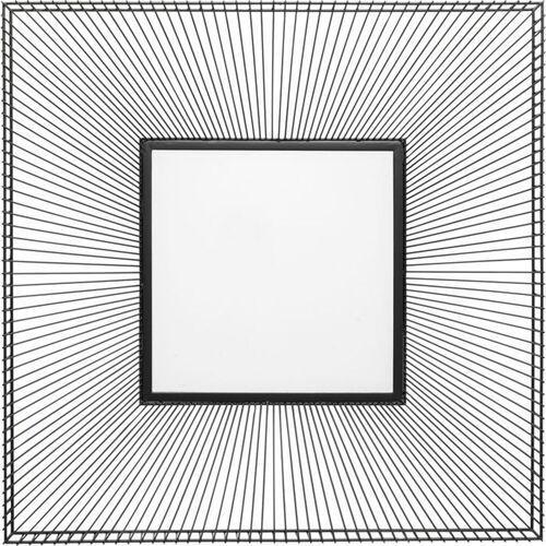Καθρέφτης Τοίχου Dimension Τετράγωνος Μαύρος 91x91 εκ.