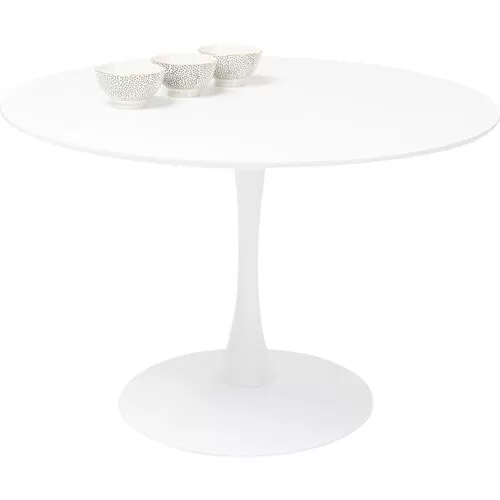 Τραπέζι Invitation Λευκό Ø120x76 εκ.
