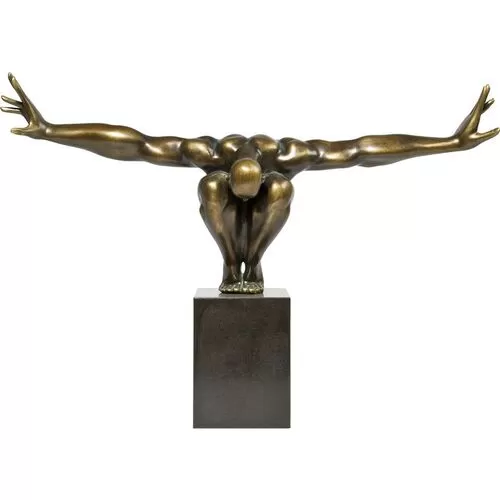 Γλυπτό Athlet Bronze Μέταλλο-Μάρμαρο