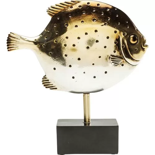 Διακοσμητικό Ψάρι Χρυσό Μικρό Μεταλλικό