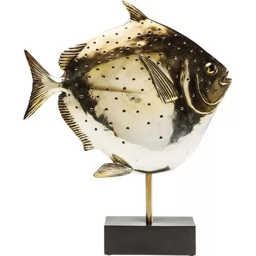Διακοσμητικό Ψάρι Χρυσό Μεγάλο Μεταλλικό