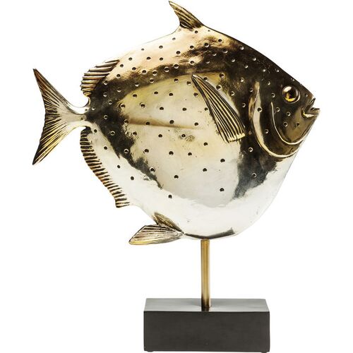 Διακοσμητικό Ψάρι Χρυσό Μεγάλο Μεταλλικό