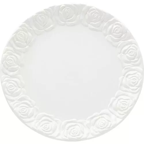 Πιάτο Rosa Λευκό Ø35 εκ.