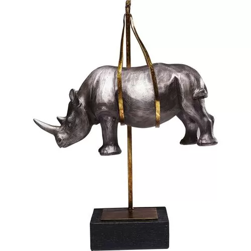 Διακοσμητικό Hanging Rhino Μεταλλικό