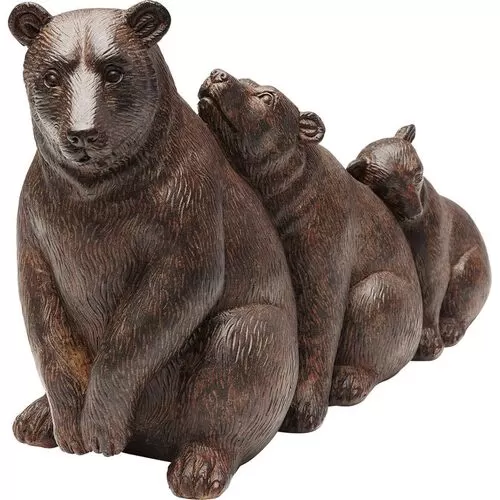 Διακοσμητικό Αρκούδες Που Χαλαρώνουν Καφέ 32x12.5 εκ. (PL)
