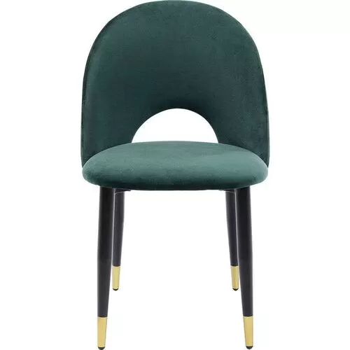 Καρέκλα Iris Velvet Πράσινη