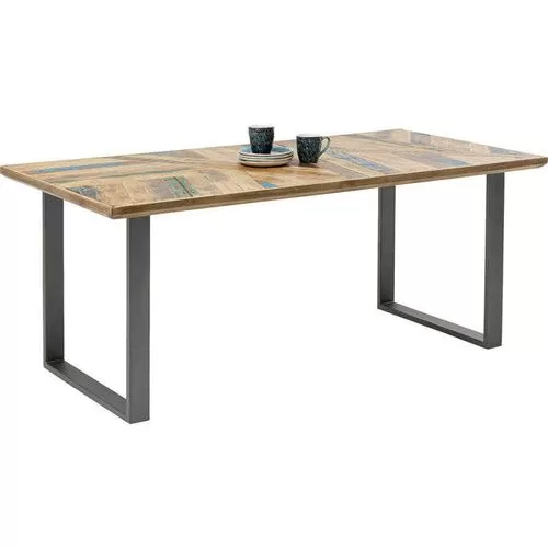 Τραπέζι Abstract Acier Brut Καφέ-Γκρι 180x90 εκ.