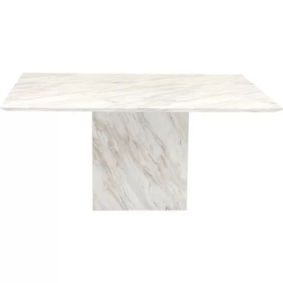 Τραπέζι Artistico Μαρμάρινη Όψη Λευκό 160x90 εκ.