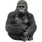 Επιτραπέζιο Διακοσμητικό Cuddle Gorilla Family Μαύρο 33x31x40 εκ. (PL)