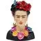 Επιτραπέζιο Διακοσμητικό Frida Flowers Πολύχρωμο-Μαύρο Πέτρινο 40.5 εκ.